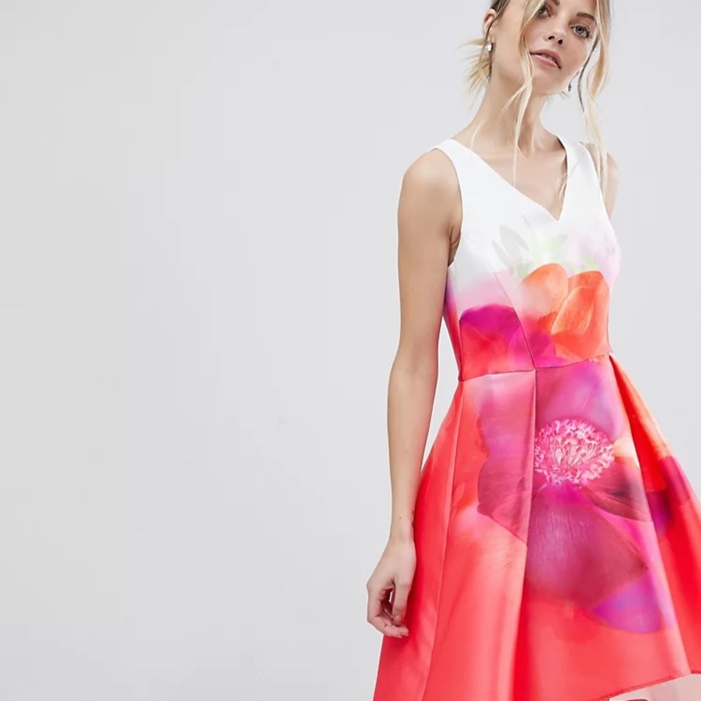 Coast Delgado Print A-Line Dress